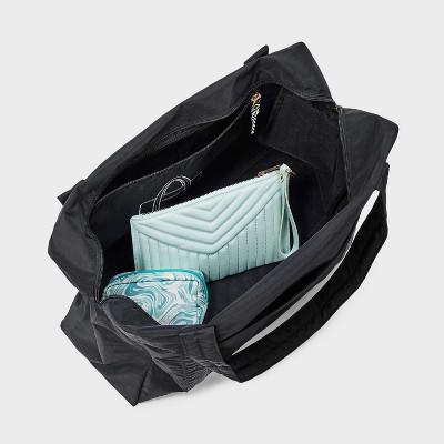 Universal Thread Essential Packable Weekender Duffel Bag - Universal Thread™ Black: Lightweight, Collapsible, 32L Capacity — фото 3