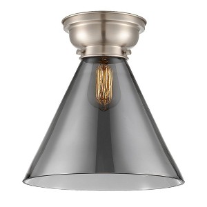 Cone - 1 Light Flush Mount In Industrial Style-11.4 Inches Tall and 12 Inches Wide - 1 of 1