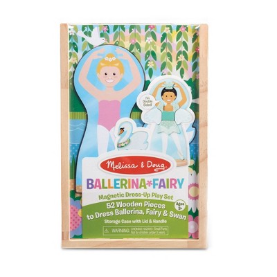 Melissa & Doug Magnetic Dress-Up Play Set - Ballerina/Fairy