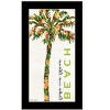 HomeRoots Beach Take Me There Black Framed Print Wall Art - 4 of 4