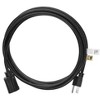 Monoprice 3-Prong Extension Cord - 10 Feet - Black | NEMA 5-15P to NEMA 5-15R, 16AWG, 13A - 3 of 4