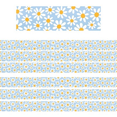 Teacher Created Resources® Daisies Straight Border Trim, 35 Feet Per Pack, 6 Packs