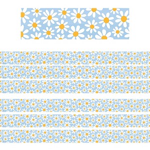 Teacher Created Resources® Daisies Straight Border Trim, 35 Feet Per Pack, 6 Packs - 1 of 4