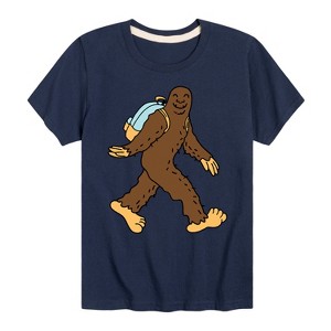 Boys' - Instant Message - Sasquatch Backpack Short Sleeve Graphic T-Shirt - 1 of 4