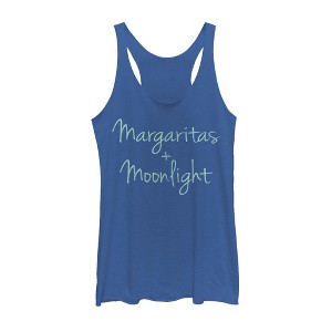 Women's CHIN UP Margaritas Moonlight Racerback Tank Top - 1 of 3