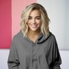 Dalix Espresso Martini Embroidered Hoodie Fleece Long Sleeve Cropped Sweatshirt Pullover Womens - 4 of 4