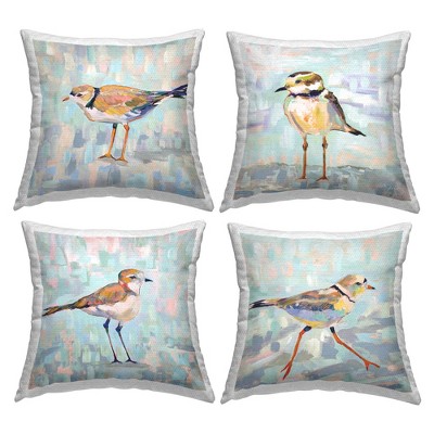 Stupell Industries Little Birds Abstract Pastel Background Nature