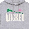 Men's - Wicked - Wand And Broomstick Logo -Mens Long Sleeve Fleece Pullover Hoodie Graphic Fleece Pullover Hoodie - 2 of 4