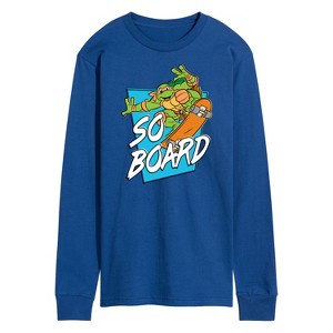 Men's - Teenage Mutant Ninja Turtles - So Board Long Sleeve Graphic T-Shirt - 1 of 4