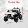Jojoka 12V Kids Electric Ride-On Truck with Remote Control, 3 Speeds, 6MPH Max, Spring Suspension, LED Lights, Music - 2 of 4