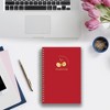 Blue Sky 5"x8" Weekly/Monthly Wirebound Planner Solid Cherry Harvest Red - 2 of 4