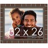 PosterPalooza | 32x26 Modern Bamboo Picture Frame, UV Acrylic, 5 Finishes - 2 of 4