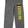 Batman 1989 Movie Men's Heather Gray Sleep Pants - 2 of 4