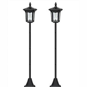 Westinghouse 100 Lumen Solar Post Light – 2-Pack (3000K Warm White) - 1 of 1