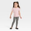 Toddler Girls' Halloween Checkered Leggings - Cat & Jack™ Black - 3 of 3