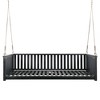 Whisen Minimalist Twin Size Wooden Porch Swing Bed with Secure Sloped Design & Rope Hanging System for Patio or Backyard - 4 of 4