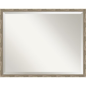 Mila Beveled Wood Framed Bathroom Vanity Wall Mirror - 1 of 4