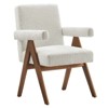 Modway Lyra Boucle Fabric Dining Room Chair - Set of 2 - 2 of 4