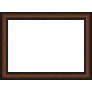 Amanti Art 17"x23" Yale Walnut Framed Magnetic Dry Erase Board - 1 of 4