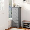 Costway 6 Drawer Chest Dresser Clothes Storage Bedroom Tall Furniture Cabinet - 2 of 4