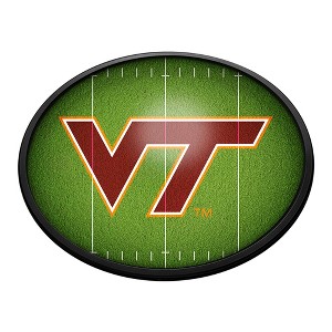 College Football On the 50 Design Oval Slimline Lighted Wall Sign - 1 of 4