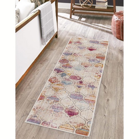 Unique Loom Deepa Static Trellis Trellis Indoor Woven Fringe Area Rug - image 1 of 4