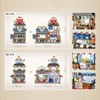 Wikineon House Building Toy Set of 4, Brick Set for Kids - Creative Construction Kit with Colorful Bricks, Ideal for Imaginative Play - 4 of 4