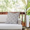 20"x20" Deny Designs Marta Barragan Camarasa Floral Whimsy Art Decor Square Outdoor Throw Pillow Brown - 3 of 4