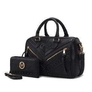 MKF Collection Lara Women’s Satchel Bag – Stylish and Spacious Handbag with Matching Wallet – by Mia K - 1 of 4