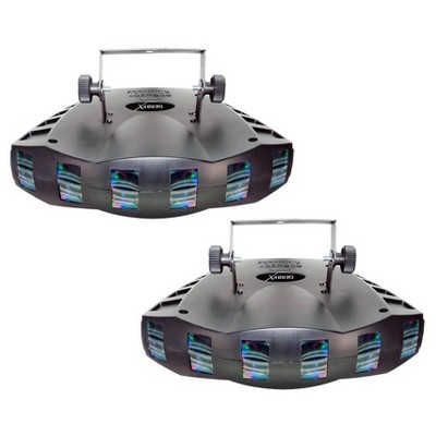 Chauvet DJ Derby X DMX-512 Multi-Colored LED RGB Strobe DJ Light Effect (2 Pack)