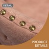 Nevis Mid-century Modern Faux Leather Tufted Nailhead Trim Counter Stool Set of 2 - Leovsnove - 3 of 4