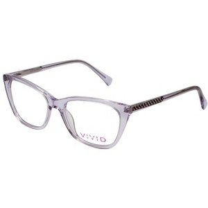 Vivid Designer Reading Blue Light Blocking Eyeglasses 886 in Light Blue 53 mm - 1 of 4