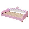 NicBex 75" Twin Size Day Bed with Trundle, Morden Daybed with LED Lights and Crown Headboard for Bedrooms - 2 of 4
