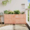 vidaXL Garden Planter - Solid Douglas Wood Outdoor Flower Box/Plant Pot - Rectangular Garden/Patio Decor, 59.1"x19.7"x27.6" - Assembly Required - 3 of 4