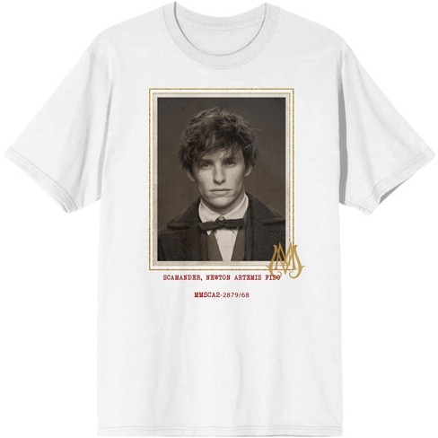 Fantastic Beasts 2 Newt Scamander Mens White Graphic Tee - M : Target