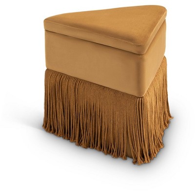 Meridian Furniture,Trivoli Velvet Ottoman/Stool