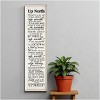 Slickblue Up North Wood Wall Sign – Rustic Quote for Cabin, Lake House, or Retreat Decor – 9x36 Inches, Color Options - 2 of 3