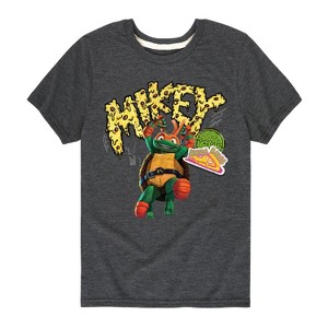 Boys' - Teenage Mutant Ninja Turtles - Michelangelo AKA Mikey Short Sleeve Graphic T-Shirt - 1 of 4