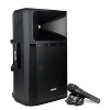 Gemini® GSP Series Portable Bluetooth® True Wireless PA Speaker with Media Player and Microphone, Black, GSP-2200 - 2 of 4