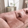 112" Chenille L-Shaped Cloud Sectional Sofa with Removable Ottoman - 4 of 4