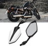 Unique Bargains Adjustable Polygon Rear Side View Mirror for Motorcycle Motorbike 2 Pcs - 2 of 4