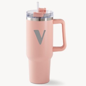 Personalization Mall Engraved Initial 40 oz Stainless Steel Tumbler - 1 of 1