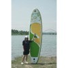 VisioGear 11' Stand Up Paddle Board with Accessories, Yellow & Green, 132"*33"*6" - 2 of 4