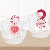 Big Dot of Happiness Happy Galentine's Day - Valentine's Day Party Paper Beverage Markers for Glasses - Drink Tags - Set of 24 - 3 of 4