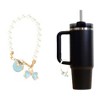 Unique Bargains Pearl Chain Bow Water Cup Pendant 1 Pc - 3 of 4