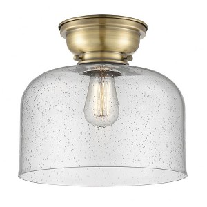 Bell - 1 Light Flush Mount In Industrial Style-9.4 Inches Tall and 12 Inches Wide - 1 of 1