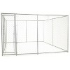 Lucky Dog Heavy Duty Outdoor Galvanized Steel Chain Link Dog Kennel Enclosure with Latching Door, and Raised Legs - image 2 of 4
