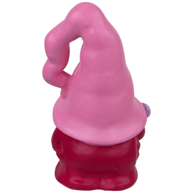 Northlight Spring Gnome Figurine and Butterfly - 7"- Pink and Fuchsia, 5 of 6