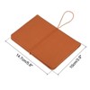 Unique Bargains PU Leather Travel Document Organizer Card Wallet with Elastic Strap 5.8"x3.9" - 2 of 3
