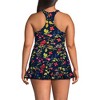 Lands' End Women's Chlorine Resistant High Neck Racerback Midkini Swimsuit Top - 2 of 3